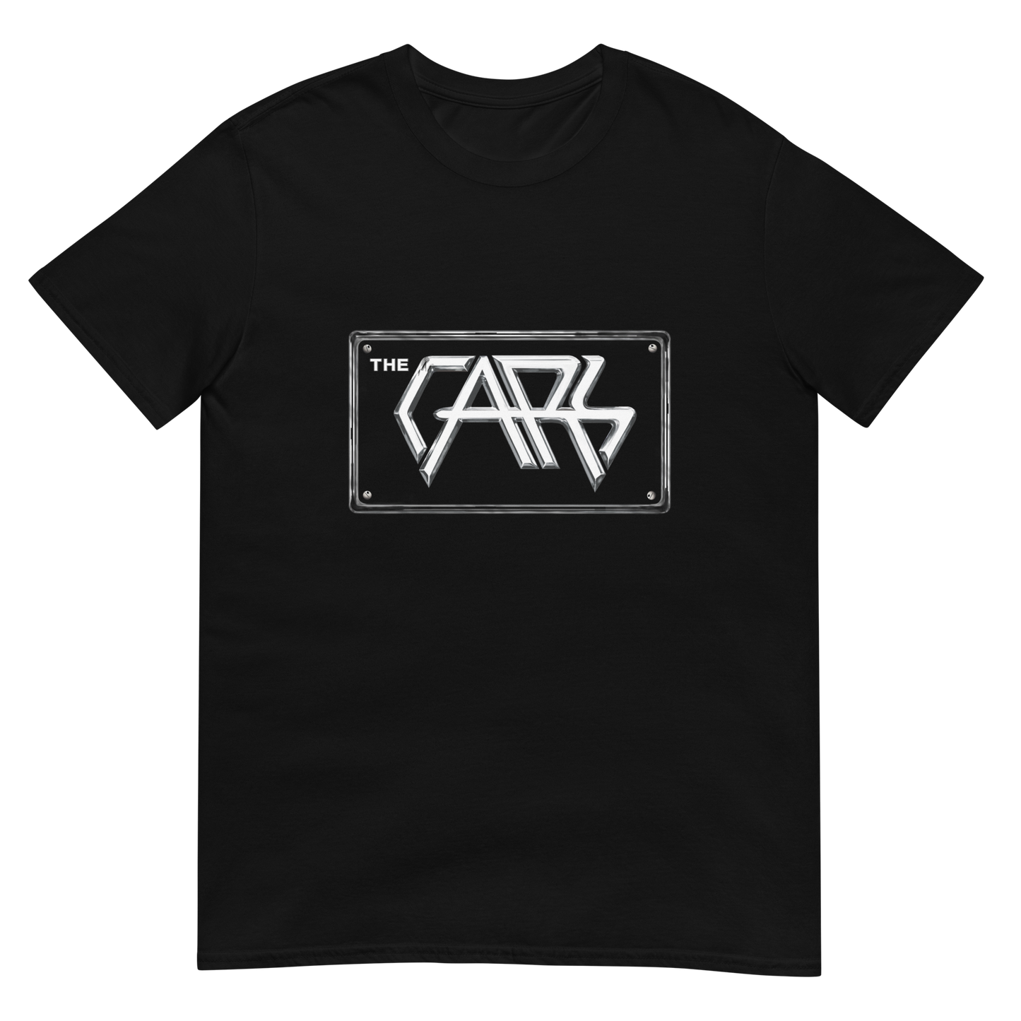 Black License Plate T-Shirt