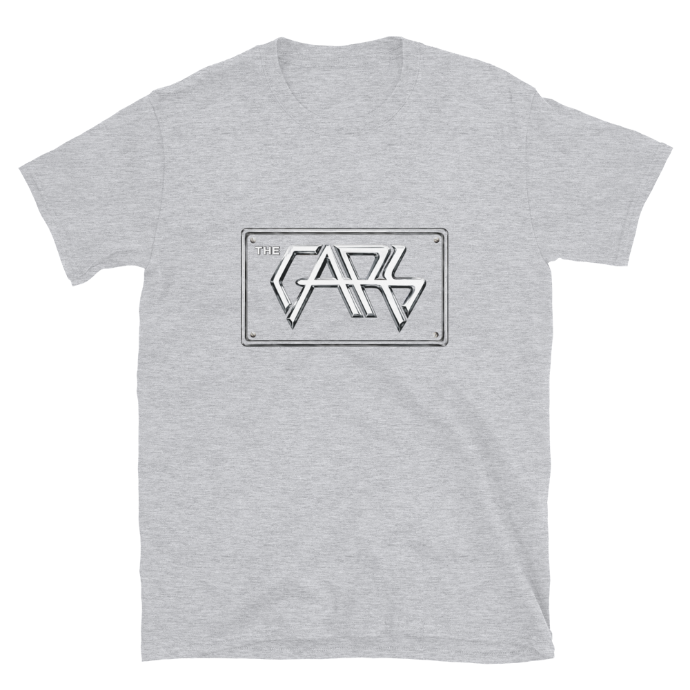 Grey License Plate T-Shirt - T-Shirt